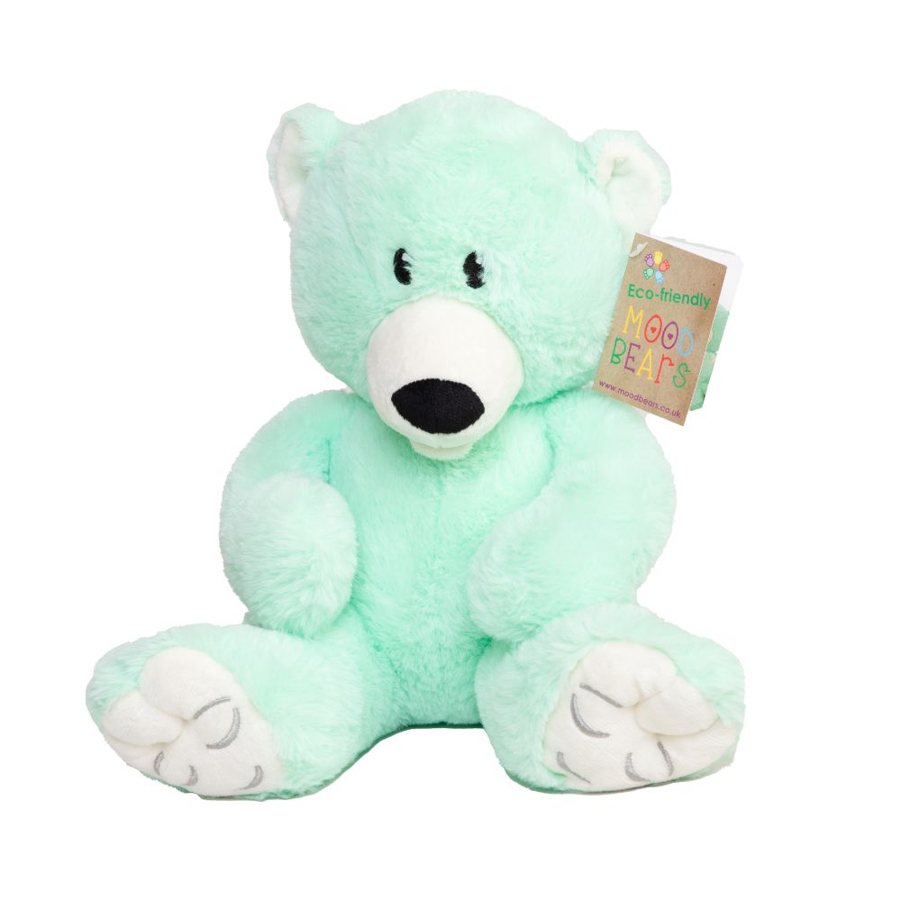 When stress and worry come your way, Just know you are not alone  Calm bear will be there with you, By your side in the unknown.  His calm green fur is soothing, And he’s very soft to cuddle  His ears are also great at listening, For when you are in a muddle.  So share your worries with Calm bear, And he’ll take them all away  So you can be yourself again, And continue with your day. Light green teddy bear, keeping calm, emotions, mental health, teddy bear, plush, toy