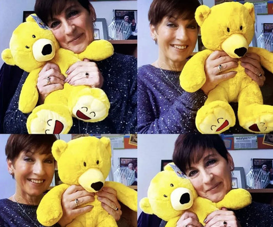 Anna shared .... ' My favourite bear is the yellow one as its the happy bear and looks on the brighter side of life '