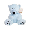 Sad Bear. A light blue plush teddy bear with a sad emoji on its paw. The Mood Bears. Promoting positive mental health in children and adults. Encouraging individuals to talk about how they are feeling in a fun way. Each bear has a worldwide recognised emoji embroided on their paw which makes it easy to associate with how you are feeling. These are more than a plush toy. They are a means to communication.